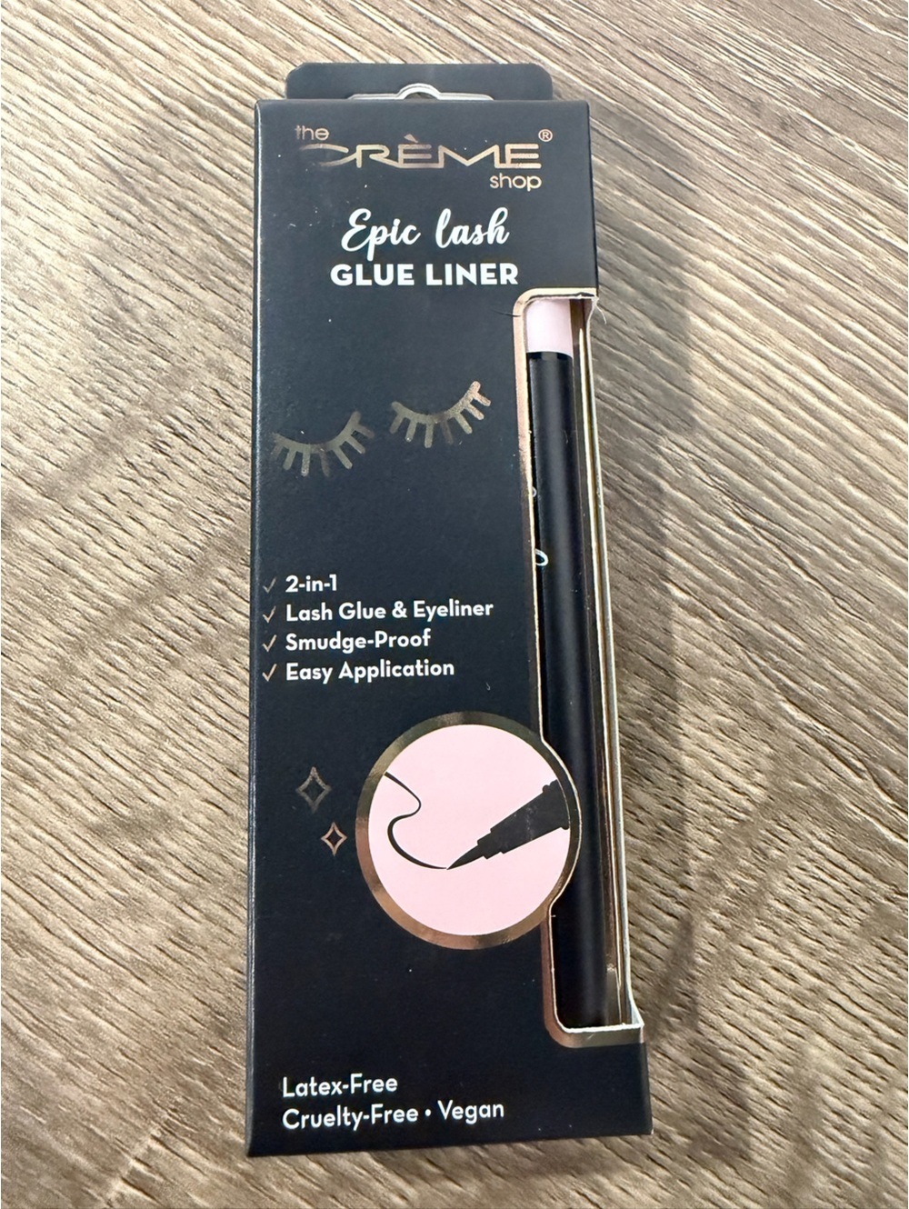 The Creme Shop Epic Lash Glue Liner Matte Black NEW